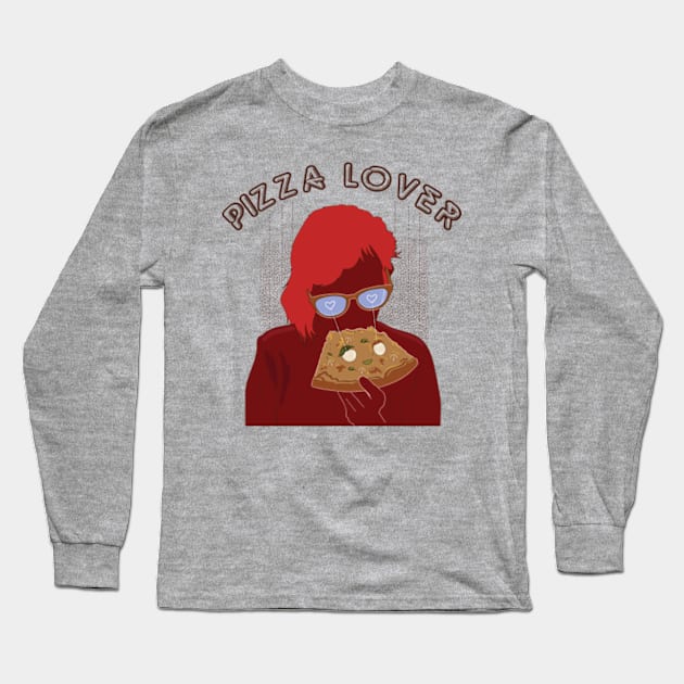 Pizza Lover Long Sleeve T-Shirt by Frajtgorski